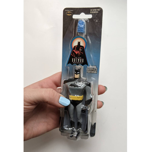 Vintage 90's Children's Batman Toothbrush NOS, The New Batman Adventures SEALED - Picture 5 of 5